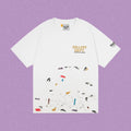 Gallery Dept. Paint Splatter Graphic Short Sleeve T-Shirt - White