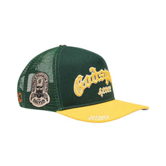 Godspeed Forever Trucker Hat Green Yellow