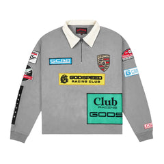 Godspeed GRC Quarter Zip Polo Grey