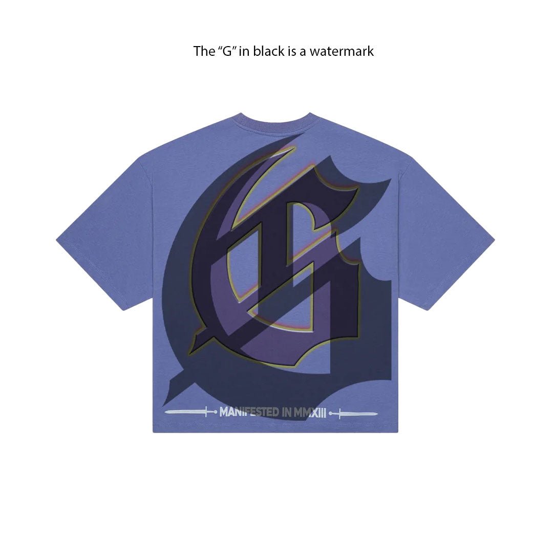 Godspeed Man in the Mirror Tee Sapphire