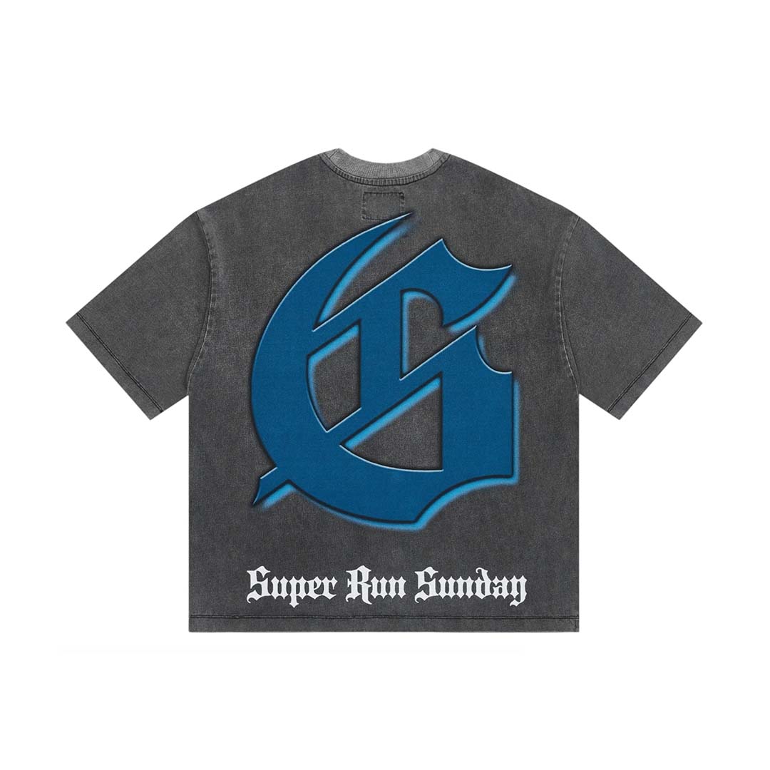 Godspeed Showroom Miami Superrun Tee Grey Wash
