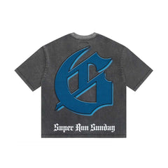 Godspeed Showroom Miami Superrun Tee Grey Wash