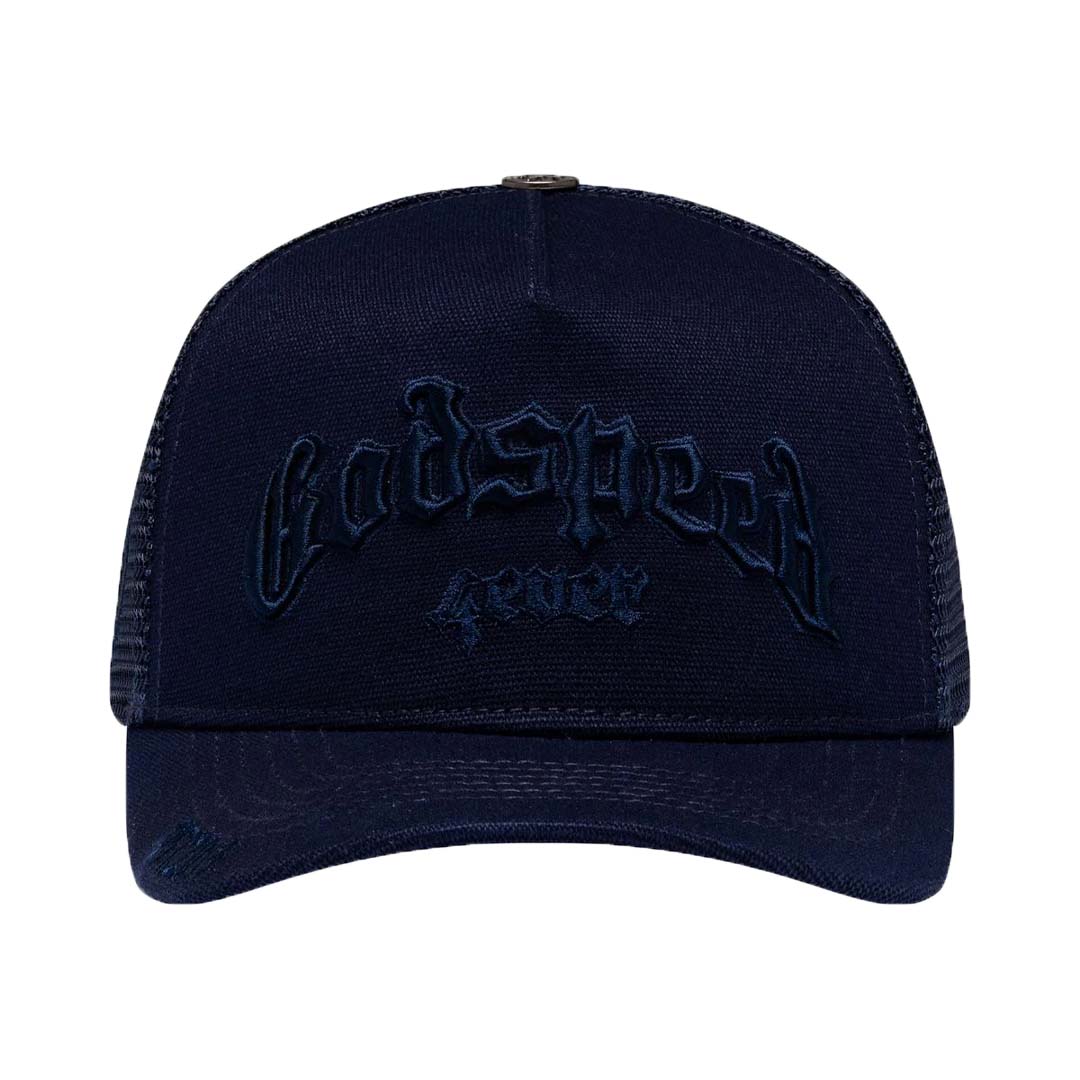 Godspeed Trucker Hat Midnight Navy